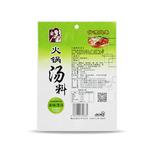 韋太太火鍋湯料美味清湯200g